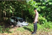 Kecelakaan Tunggal di Pesisir Kolongan Minahasa, Satu Orang Tewas