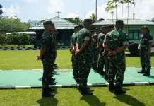 Kodim 1302/Minahasa Lepas 15 Casis Diktuba, Tekankan Disiplin dan Profesionalisme