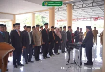 Yusra-Dony Lantik 25 Pejabat Pemkab Bolmong untuk Pacu Pelayanan
