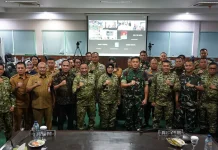 Kodam  Merdeka  Terima Sosialisasi Bebas Sampah dari Mabes TNI