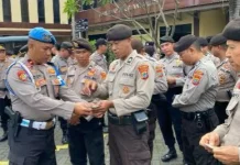 Sie Propam Polresta Manado Gelar Gaktibplin dan Pengawasan Apel Pagi