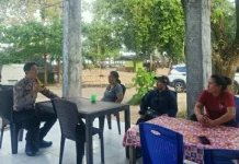Jaga Kenyamanan Wisatawan, Polsek Likupang Gelar Pengamanan Ketat di Pantai Paal