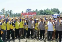 Sinergi Polri dan Sektor Pertanian, Kapolres Kotamobagu Hadiri BISI Expo Farm