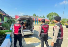 Tim Pantera Polres Kotamobagu Pastikan Kelancaran Pendistribusian MBG ke SMPN 5