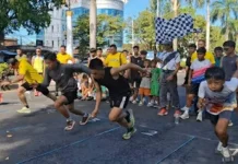 Gelorakan Pola Hidup Sehat, Kapolres Bitung Buka Ajang Sprint Race 100 Meter 2026