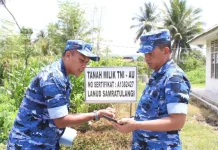 Danlanud Sam Ratulangi Tinjau Aset Lahan TNI AU di Gorontalo