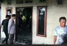 Diduga Korsleting Listrik, Satu Rumah di Kelurahan Beo Ludes Terbakar