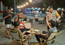 Jaga Kondusivitas Wilayah, Polsek Bolaang Uki Gelar Patroli Presisi KRYD