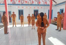 Hari Otonomi Daerah ke 30 Tahun, Kecamatan Liksel Gelar Apel Bersama