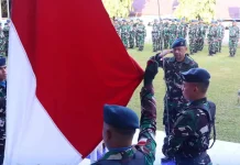 Lanud Sam Ratulangi Perkuat Jiwa Nasionalisme Personel Lewat Upacara Bendera