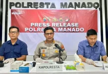 Polresta Manado Bongkar Peredaran 105 Paket Sabu