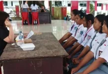Dikawal Kesbangpol, Calon Paskibraka Minut Jalani Tes Kepribadian