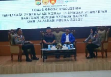 Pusat Studi Kepolisian Polda Sulut Gelar FGD Implementasi UU KUHP dan KUHAP Baru