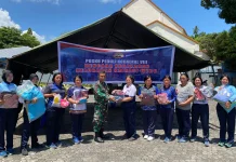 Peduli Korban Bencana Kebakaran, Kodaeral VIII Dirikan Posko Bantuan