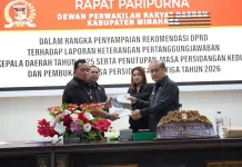 Bupati RD Terima Penyampaian Rekomendasi LKPJ 2025