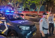 Ciptakan Keamanan di Pusat Keramaian Kota, Polsek Wenang Intensifkan Silau Mata