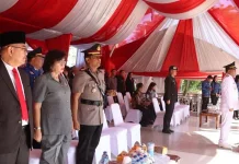 Kapolresta Manado Hadiri Upacara Peringatan Hari Otonomi Daerah ke-30