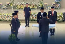Pelantikan Sekprov Sulut Tahlis Galang