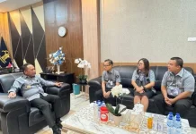 Kunjungan Kepala Bapelkum Bitung, Kakanwil Kemenkum Sulut Tekankan Sinergi