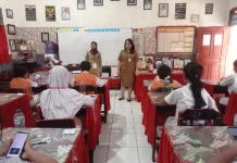 Hari Kedua ASAJ SDN 12 Manado 68 Siswa Ujian Pakai Kertas dan Google Form