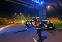 Cegah Aksi Balap Liar, Sat Lantas Polres Minut Patroli di Ring Road Interchange