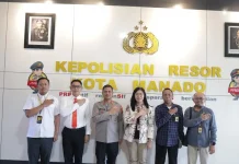 Kapolresta Manado Terima Audiensi Kepala KPP Pratama Manado