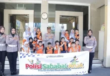 Polresta Manado Terima Kunjungan TK Khalifah Manado dalam Program Polisi Sahabat