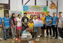 PLN UP3 Tahuna Hadirkan Senyum di Panti Asuhan Imanuel