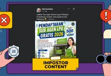 Hoaks Tautan Pendaftaran Sub Agen LPG
