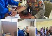 Kapolres Boltim Jalani Pemeriksaan Kesehatan oleh Tim Medis Biddokes Polda Sulut