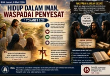 RHK Jumat, 8 Mei 2026 Hidup Dalam Iman, Waspadai Penyesat