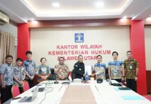 Kanwil Kemenkum Sulut Harmonisasikan Ranpergub Perubahan APBD Tahun 2026