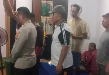 Polsek Pineleng Cepat Amankan TKP Penemuan Pria Meninggal Dunia di Desa Sea