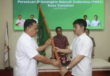 Dipimpin Daniel Senduk, Pengurus PBSI Tomohon 2026-2030 Resmi Dilantik