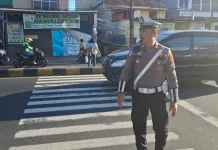 Polsek Malalayang Intensifkan Giat Pos Cakalang Demi Kelancaran Arus Lalu Lintas