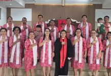 Ibadah Minggu Bersama Bupati di GMIM Petra Sawangan