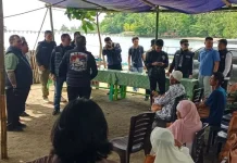 Polsek Wori Laksanakan Pengamanan Kunjungan Waka Polda Sulut di Desa Kima Bajo