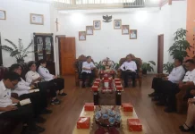 Caroll-Sendy Terima Kunjungan Kanwil Kemenkum Sulut