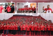 Olly Dondokambey Buka Musancab PDIP Mitra, Target 16 Kursi DPRD Menggema
