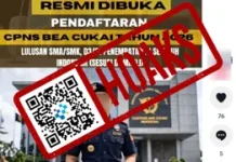 Hoaks Pendaftaran CPNS Bea Cukai 2026