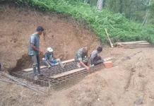 Pembangunan Jembatan Perintis Garuda di Ranoyapo Capai 57,30 Persen