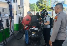 Polsek Wenang Lakukan Pemantauan Penyaluran BBM Subsidi di Sejumlah SPBU