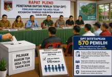 DPT Pilhut Desa Tolok Ditetapkan, 570 Warga Siap Gunakan Hak Pilih