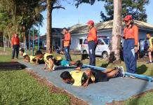 Puluhan Personel Lanud Sam Ratulangi Jalani Tes UKP Kesamaptaan