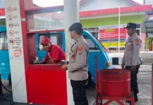 Polsek Tuminting Intensifkan Pengawasan Penyaluran BBM Bersbsidi di SPBU