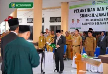 Pelantikan Pejabat di Bolmong, Bupati Tekankan Profesionalisme ASN