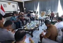 Kapolresta Manado Hadiri Rakor Forkopimda Sulut Bahas Kamtibmas