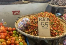 Harga Rica dan Minyak Curah di Pasar Bersehati Manado Naik
