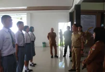 Utusan Paskibraka Minsel Dilepas Bupati Wongkar
