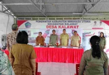 Pemkab Minut Gelar Sosialisasi SOP Penegakan Perda melalui Satpol PP